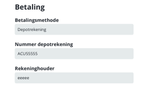 plaatje betaling in indieningsbestand